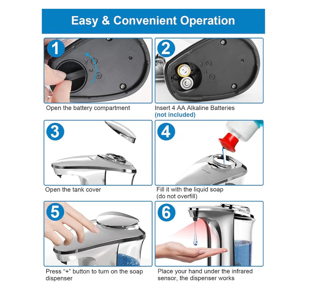 Touchless Automatic Dish Soap Dispenser™