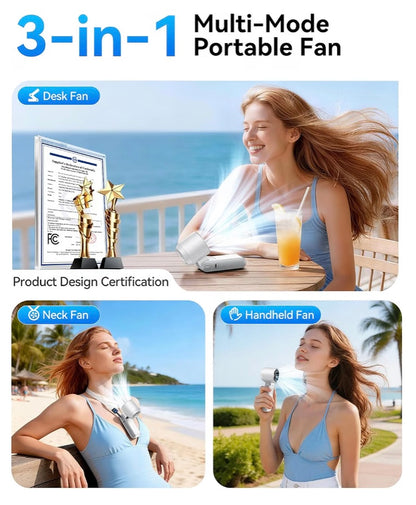 3-in-1 Portable Turbo Fan™