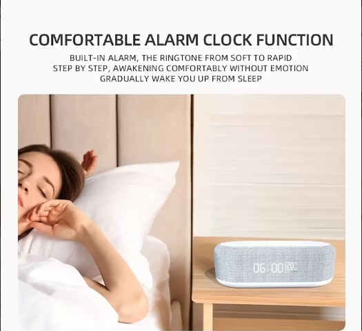 Home Appliance Hub™ Wireless Charging Station Digital Alarm Clock