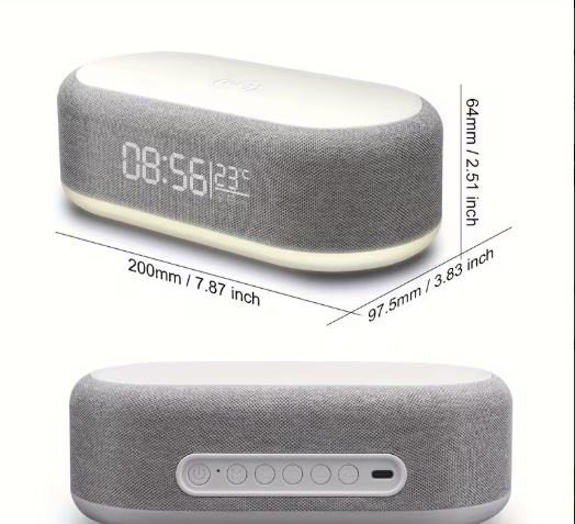 Home Appliance Hub™ Wireless Charging Station Digital Alarm Clock